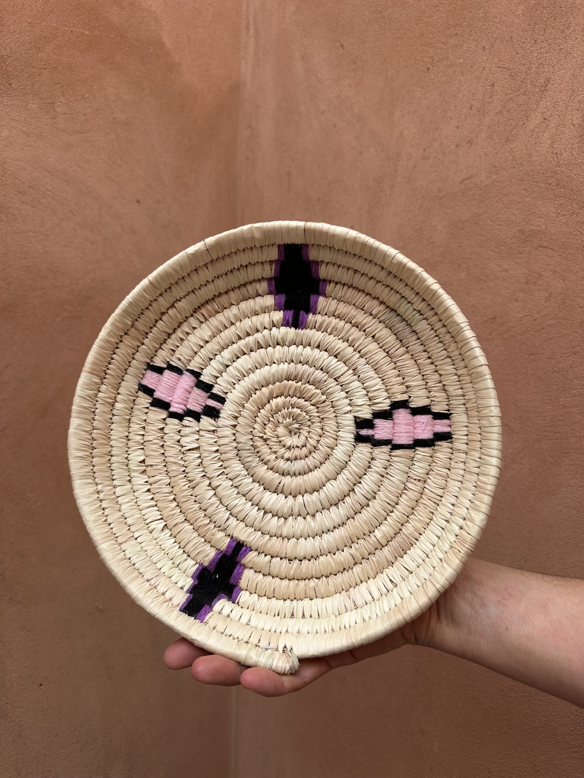 Panier à motifs.