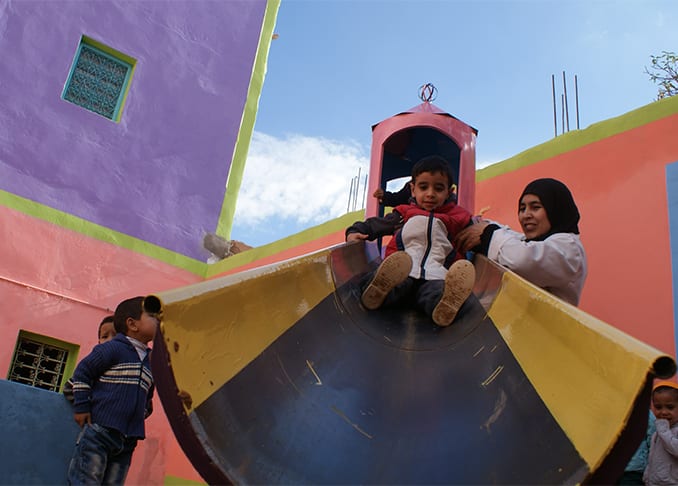 Jardin d'enfants à Boudnib