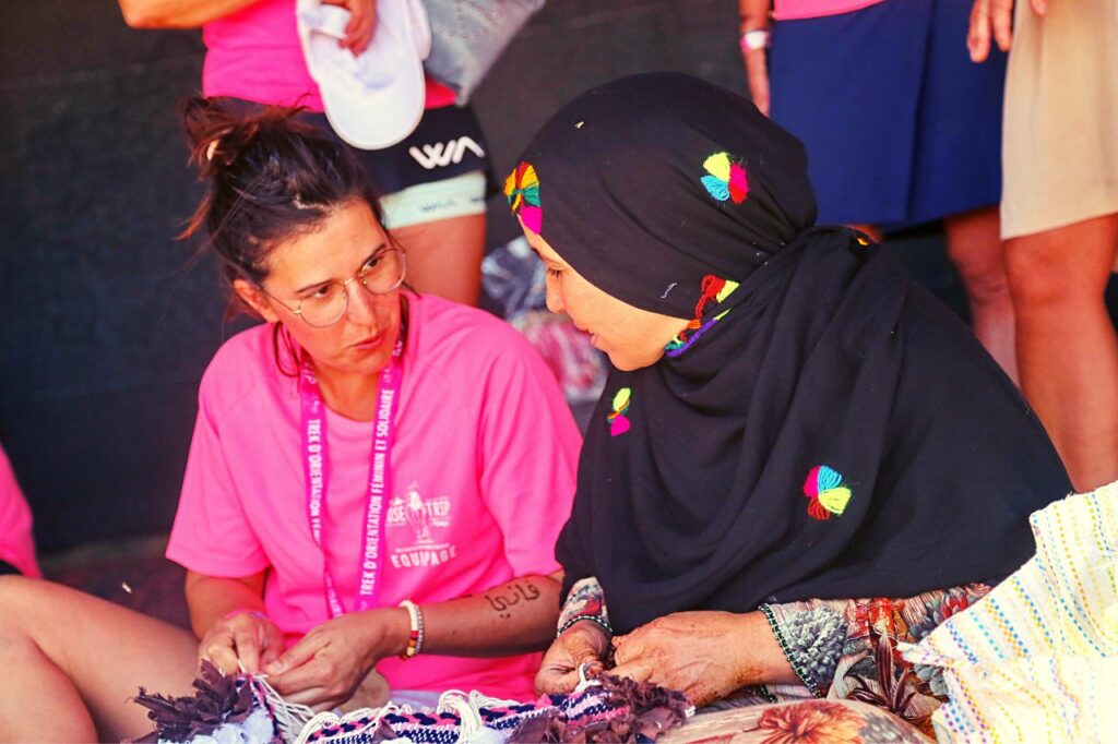 Le projet solidaire développé grâce à la générosité des Roses trekkeuses pour les femmes du désert marocain.