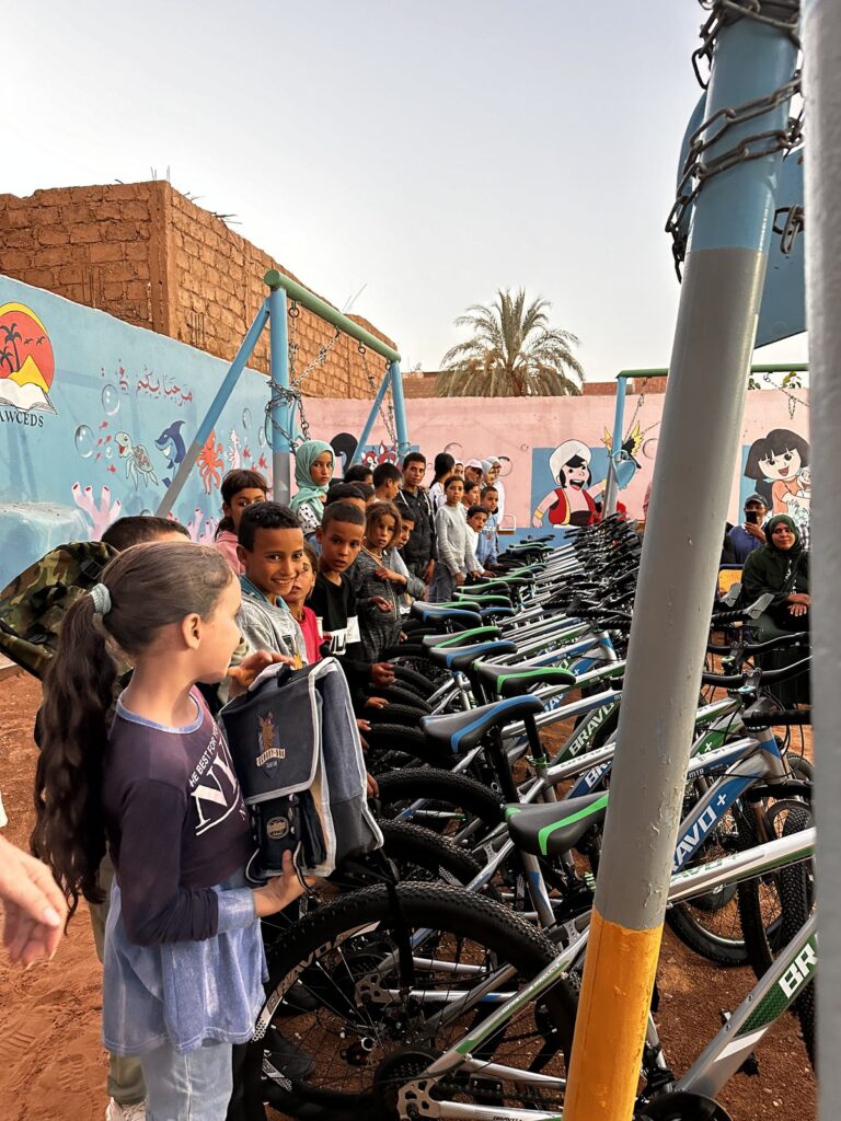 vélos enfants maroc enfants du desert