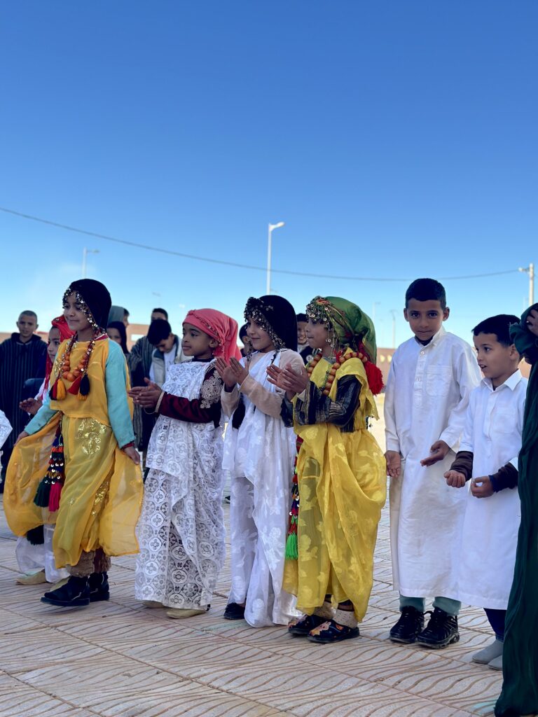 Inauguration Bibliothèque AL MASSIRA costumes traditionnels