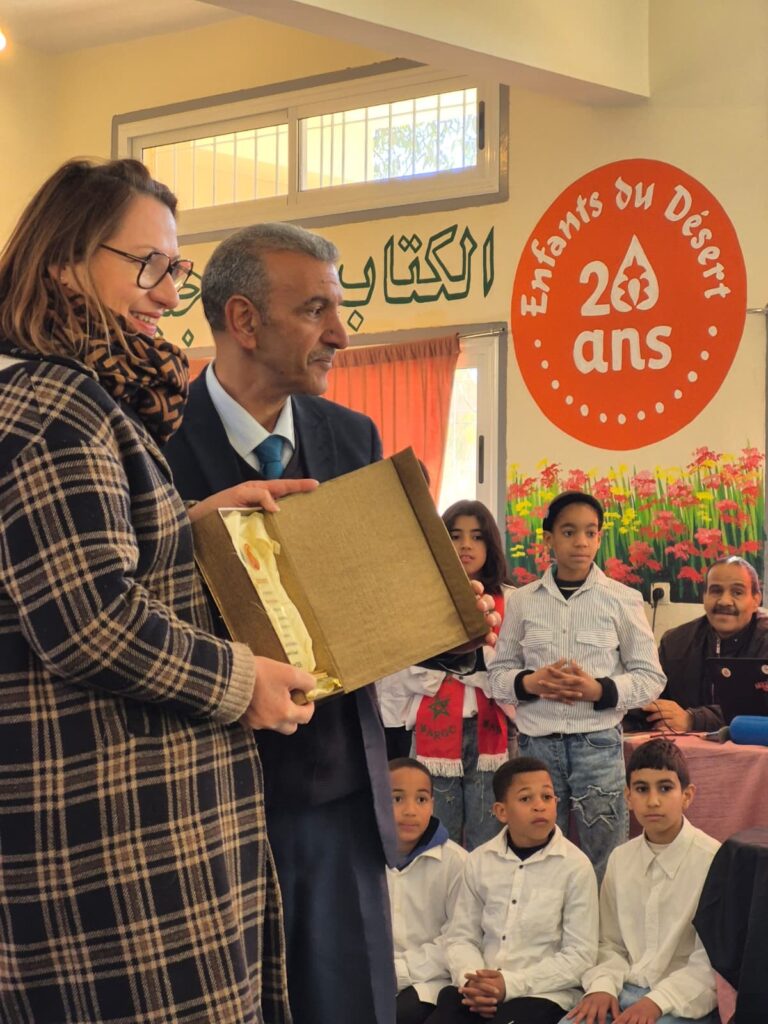 inauguration en nadha laetitia et directeur