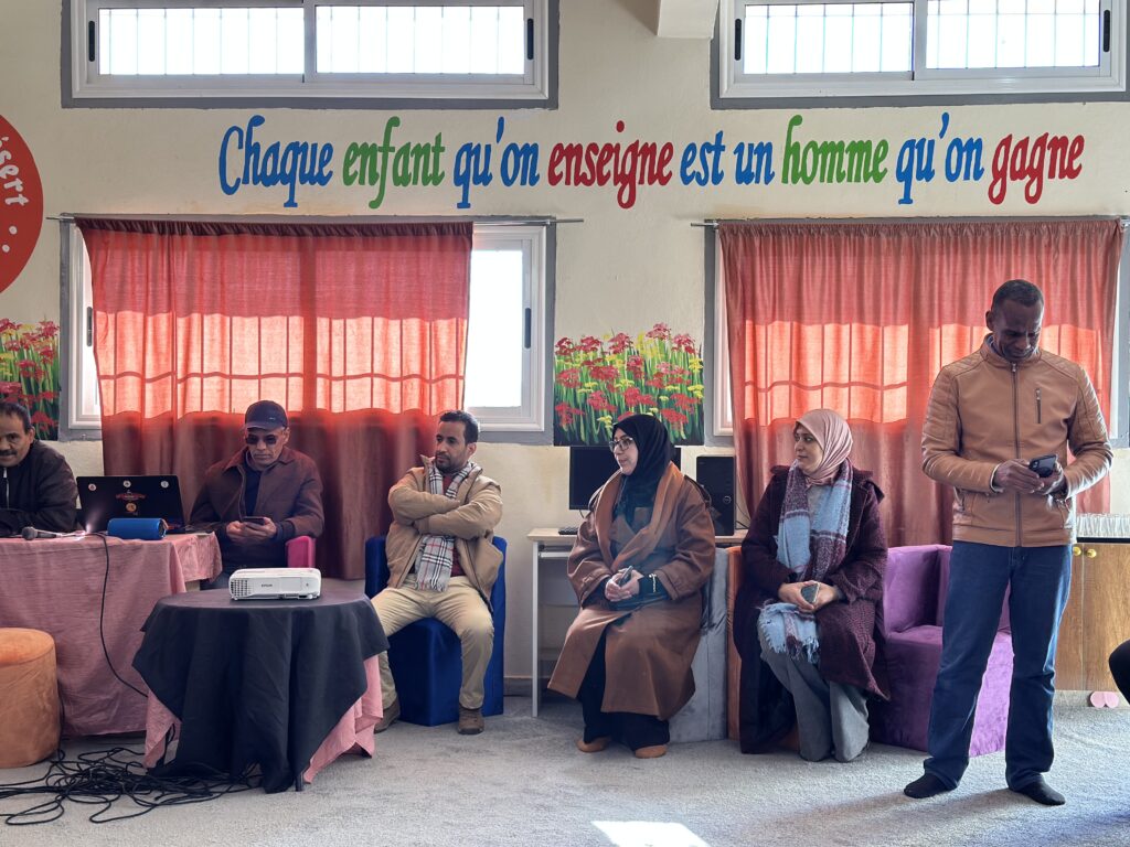 inauguration en nadha familles des enfants